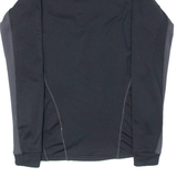 BERGHAUS Womens Jersey Black Long Sleeve 1/4 Zip S