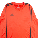 ADIDAS Tango Template Mens Football Shirt Jersey Orange USA Crew Neck M