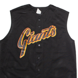 MAJESTIC San Francisco Giants Alternate #20 Mens Jersey Black Sleeveless 90s USA XL