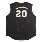 MAJESTIC San Francisco Giants Alternate #20 Mens Jersey Black Sleeveless 90s USA XL