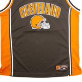 NFL Cleveland Browns Mens Jersey Brown Sleeveless USA V-Neck 3XL