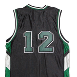 CHAMPION Sacramento Lutheran Basketball #12 Mens Jersey Black Sleeveless USA L