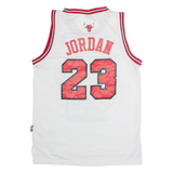 NIKE Chicago Bulls Alternate #23 Jordan Mens Jersey White Sleeveless 90s USA S