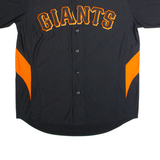 MAJESTIC San Francisco Giants Maid Of Honour Mens Jersey Black USA V-Neck L