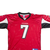 REEBOK Atlanta Falcons Home #7 Vick Mens Jersey Red USA V-Neck XL