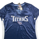 NFL Tennessee Titans Womens Jersey Blue USA V-Neck XL
