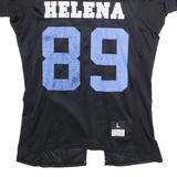 NIKE Helena Football #89 Meinberg Mens Jersey Black USA V-Neck Nylon L