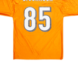 NFL Cincinnati Bengals Alternate #85 C. Johnson Mens Jersey Orange USA V-Neck M