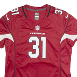 NIKE Arizona Cardinal Home #31 Johnson Womens Jersey Red USA V-Neck L