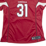 NIKE Arizona Cardinal Home #31 Johnson Womens Jersey Red USA V-Neck L