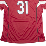 NIKE Arizona Cardinal Home #31 Johnson Womens Jersey Red USA V-Neck L