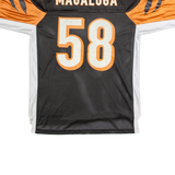 REEBOK Cincinnati Bengals Home #58 Maualuga Mens Jersey Black USA V-Neck M