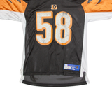REEBOK Cincinnati Bengals Home #58 Maualuga Mens Jersey Black USA V-Neck M