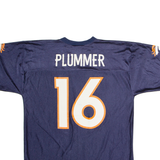 NFL Denver Broncos Alternate #16 Plummer Mens Jersey Blue USA V-Neck L