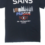 GILDAN Prague Mens T-Shirt Black S
