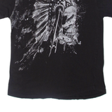 INSIDE YOUTH Skull Womens T-Shirt Black L