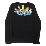 The Simpsons Womens T-Shirt Black Long Sleeve M