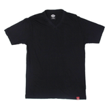 DICKIES Womens T-Shirt Black V-Neck XL