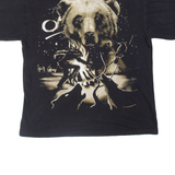 ROCK EAGLE Bear Mens T-Shirt Black L