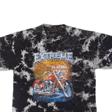 Motorcycle Mens Biker T-Shirt Black L