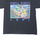 JOHN GAFT Monkey & Crocodile Mens T-Shirt Grey M