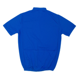 LONGONI Boys T-Shirt Blue 1/4 Zip 2XL