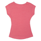 NIKE Womens T-Shirt Pink XS