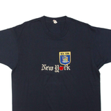 SCREEN STARS New York Mens T-Shirt Black USA XL