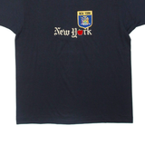 SCREEN STARS New York Mens T-Shirt Black USA XL
