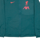 NIKE Liverpool FC Slim Fit Mens Track Jacket Green M