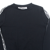 FILA Womens Sweatshirt Black UK 14