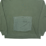 LEVI'S Relaxed Mens Sweatshirt Green High Neck XL