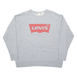 LEVI'S Womens Sweatshirt Grey XL