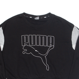 PUMA Cropped Womens Sweatshirt Black S