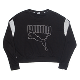 PUMA Cropped Womens Sweatshirt Black S