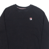 FILA Mens Sweatshirt Black XS
