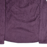 THE NORTH FACE Womens Jumper Purple 1/4 Zip Tight Knit M