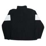 FILA Womens Fleece Black 1/4 Zip Tight Knit 2XL