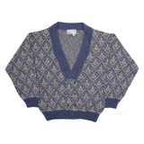 PROGRESSIVE APPAREL CLOTHING COMPANY Mens Patterned Cardigan Grey L