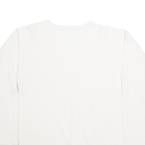 CARHARTT Mens Jumper White Tight Knit 2XL