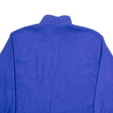 OLD NAVY Mens Fleece Blue 1/4 Zip Tight Knit L