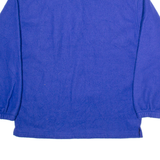 OLD NAVY Mens Fleece Blue 1/4 Zip Tight Knit L