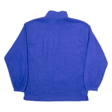 OLD NAVY Mens Fleece Blue 1/4 Zip Tight Knit L