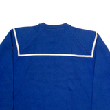 PENGUIN Mens Jumper Blue Tight Knit Wool M