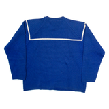 PENGUIN Mens Jumper Blue Tight Knit Wool M