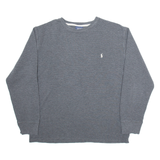 POLO RALPH LAUREN Sleepwear Mens Jumper Grey Tight Knit XL