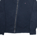 TOMMY HILFIGER Mens Jumper Blue Tight Knit L