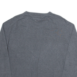 TOMMY HILFIGER Mens Jumper Grey V-Neck Tight Knit XL