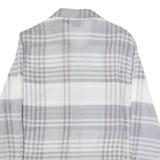 ARMANI EXCHANGE Mens Shirt Grey Check Long Sleeve S