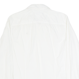 HILFIGER DENIM Slim Fit Mens Plain Shirt White Long Sleeve S
